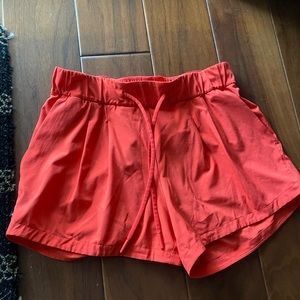 Lululemon red shorts
